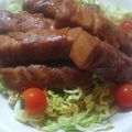JUNYAママ's cooksnap of when they made ■糖質制限■豚肉と高野豆腐の簡単照り焼き.