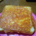 ramieru's cooksnap of when they made フライパンでカリッと！チーズトースト.