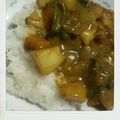 東風花's cooksnap of when they made ノンオイル☆ヘルシーカレーライス.