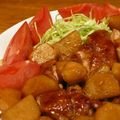 たかべえ's cooksnap of when they made 【男の料理】鶏肉のワサビ照焼き.