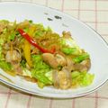 ちー（・＿・）'s cooksnap of when they made お野菜たっぷりホルモン炒め☆.