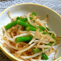 fyun's cooksnap of when they made もやしといんげんのピリ辛中華ごま和え。.