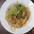 ぶたネコ's cooksnap of when they made 牡蠣とキャベツのオイスターソースパスタ.