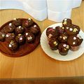 ピプチ's cooksnap of when they made ちょっぴり大人のチョコマフィン.
