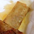 mzkfjt's cooksnap of when they made 簡単＊とろ〜りチーズのミートソース春巻＊.