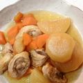 おおかみ子供's cooksnap of when they made コラーゲンたっぷり☆鶏手羽と大根のうま煮.