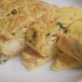 ゆるмαмα's cooksnap of when they made お出汁たっぷり♡カニカマとネギの卵焼き.
