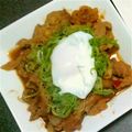 stmmama、's cooksnap of when they made うま辛豚丼～温玉のせ～.