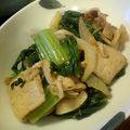 ruchakimi's cooksnap of when they made かつお菜と豚バラのジャン炒め♪.