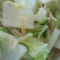 プリティースノー's cooksnap of when they made 超簡単！はくさいとえのきの昆布茶炒め.