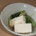 きらり流れ星's cooksnap of when they made 豆腐と小松菜の簡単さっと煮.