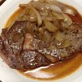 くろえび's cooksnap of when they made 安いお肉で簡単やわらかステーキ.