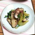ＴＯＭＯＷＡＴ's cooksnap of when they made ニラ・セロリ・きのこの柚子こしょうゆ炒め.
