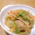 犬くんし's cooksnap of when they made 独活（うど）の人参ドレッシングサラダ.