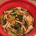 かずたくmama's cooksnap of when they made レンジで簡単☆小松菜と油揚げの煮浸し.
