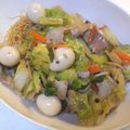 チロリ's cooksnap of when they made 野菜たっぷりあんかけかた焼きそば.