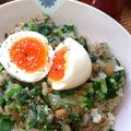 食堂はやと's cooksnap of when they made スタミナ納豆ごはん.