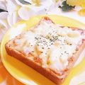 あんみつ☆'s cooksnap of when they made 南国ピザトースト（パイン＆スイチリ）.