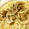 alpage's cooksnap of when they made マッシュルームソースのパスタ.