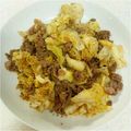 ちぇりまむ★'s cooksnap of when they made キャベツ＆牛肉の炒め物～すりごま風味.
