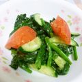干芋くん's cooksnap of when they made ほうれん草とトマトのコンソメチーズ和え♬.