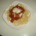 CHIKA♡'s cooksnap of when they made 懐かしのミートソース♪スパゲッティ.