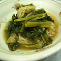 まゆはま's cooksnap of when they made ほうれん草（小松菜）と油揚げの煮浸し.