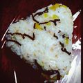 saoriiin☆'s cooksnap of when they made たくあんと塩昆布でおにぎり.