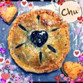檸檬と月's cooksnap of when they made バレンタイン❤ハートのチョコチーズパイ❤.