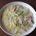ちょーりー's cooksnap of when they made 白菜の中華風ミルク煮込み.