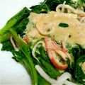 ＵＧＡＭＡＭＡ's cooksnap of when they made 春菊とかにかまわさびマヨ和え.