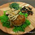 ドナ好き好き's cooksnap of when they made 混ぜて焼くだけ☆おからひじきハンバーグ.