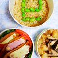 平野さやか's cooksnap of when they made ✿簡単キャラ弁　枝豆de干支巳（ヘビ）✿.