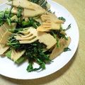 sweetmacaron's cooksnap of when they made 春だね♪菜の花とたけのこのピリ辛ごま炒め.