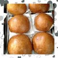 ちぇりー1970's cooksnap of when they made ✿はちみつ黒糖まんじゅう✿.