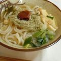 シャモ's cooksnap of when they made シンプル☆梅とろろ昆布うどん.