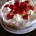 なんかのさなぎ's cooksnap of when they made ココアスポンジの♪いちごムースケーキ.