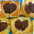 ぴぴやん's cooksnap of when they made 切って挟んで焼くだけ♪クリチーチョコパイ.