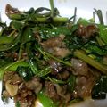 etsuこむ's cooksnap of when they made ご飯が進む【牛肉と空芯菜のオイスター炒め.