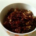 ☆しろうさぎ☆'s cooksnap of when they made 簡単♥ひき肉の甘辛煮（丼）.