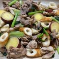 Stacieee's cooksnap of when they made さつまいもと豚バラの甘辛炒め.