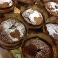 bu_nyan's cooksnap of when they made ホワイトチョコでフォンダンショコラ？.