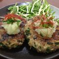 みゅううさぎ's cooksnap of when they made ふわふわニラのハンバーグ.