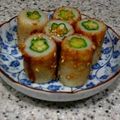 Akosua's cooksnap of when they made おくらinちくわ〜ごまポン味〜.