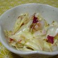 ちよ羊's cooksnap of when they made 梅キャベツ.