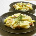 caramel-cookie's cooksnap of when they made ﾁｰｽﾞとろり玉じゃがベーコンの重ね蒸し.