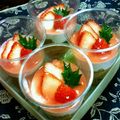 yuki516y's cooksnap of when they made デコチョコスプーン付　苺とチョコのムース.