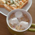 ﾋﾟﾛﾐ♡'s cooksnap of when they made ♡ホットミルクにマシュマロ＆グラノーラ♡.