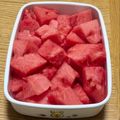 もぐもぐ人's cooksnap of when they made パクパク☆種無しカットスイカの作り方.