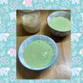 ルぴあ's cooksnap of when they made ＊娘も飲める 小松菜スムージー♪.